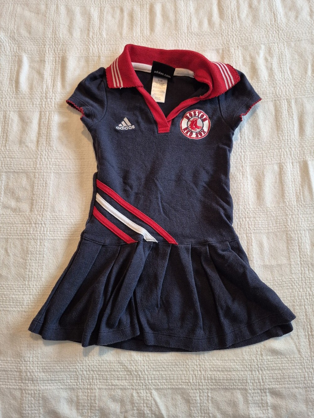 Adidas girls 24 months short sleeve dress GUC some fade